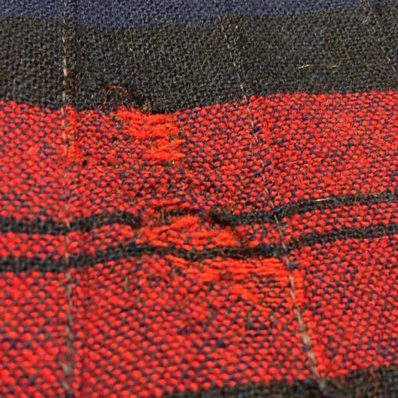 VINTAGE PENDLETON REVERSIBLE PLEATED PLAID MIDI SKIRTS SIZE 30 - Picture 8 of 10